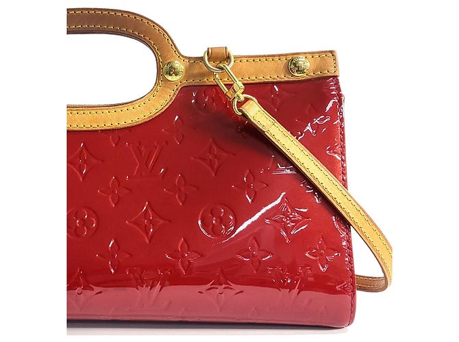 Louis Vuitton Borsa a Spalla e Borsa Tote Vernis Luxbury Rosso - vista 5