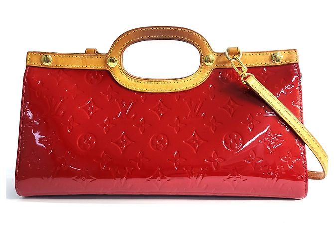 Louis Vuitton Borsa a Spalla e Borsa Tote Vernis Luxbury Rosso - vista 9