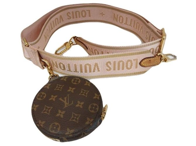 Louis Vuitton Borsa a tracolla Multi Pochette Accessoires in tela Monogram rosa LV - vista 5