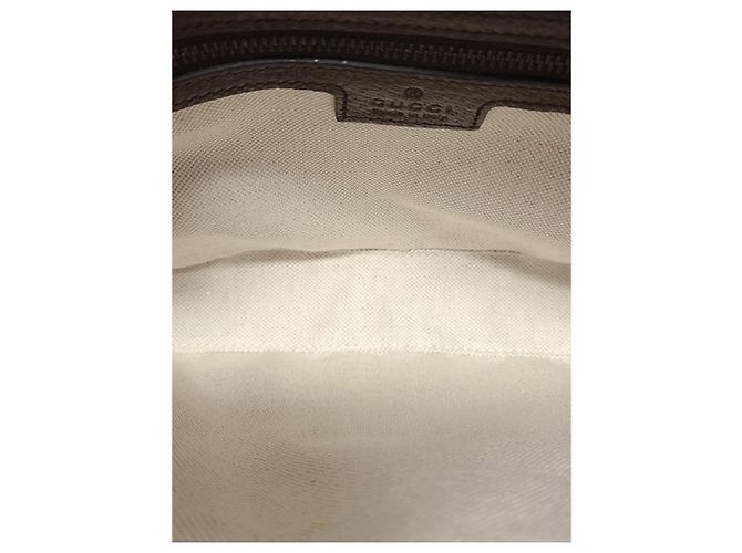 Gucci Borsa a tracolla GG Supreme Ophidia beige Marrone - vista 5