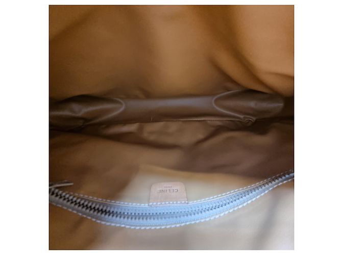 Céline Borsa a Spalla Macadam Trionf Beige Marrone - vista 15