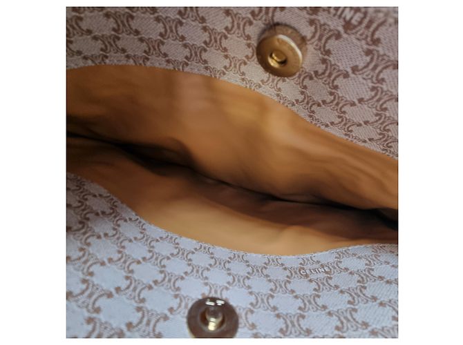 Céline Borsa a Spalla Macadam Trionf Beige Marrone - vista 17