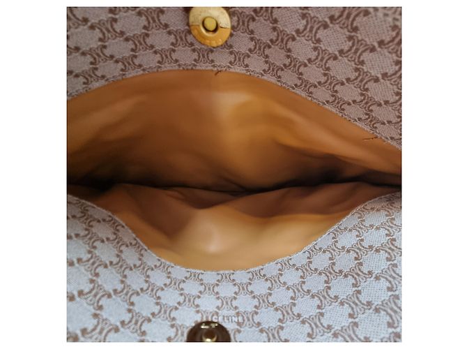 Céline Borsa a Spalla Macadam Trionf Beige Marrone - vista 19