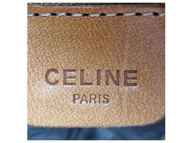 Céline Borsa a Spalla Macadam Trionf Beige Marrone - vista 20