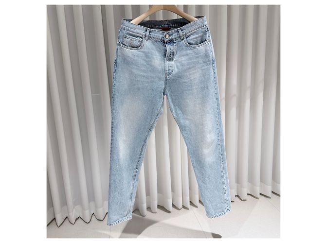 Brunello Cucinelli Pantalones vaqueros slim fit de tiro medio Multicolor - vista 3