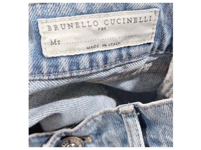 Brunello Cucinelli Pantalones vaqueros slim fit de tiro medio Multicolor - vista 7