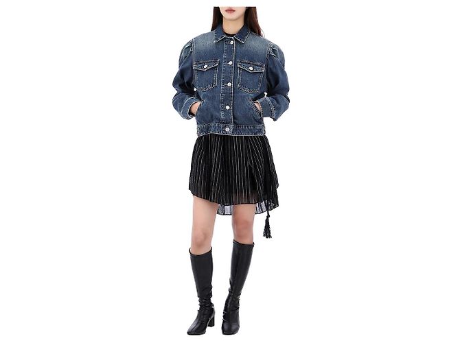 Isabel Marant Jeansjacke Size Lucky Chance Mehrfarben - Ansicht 12