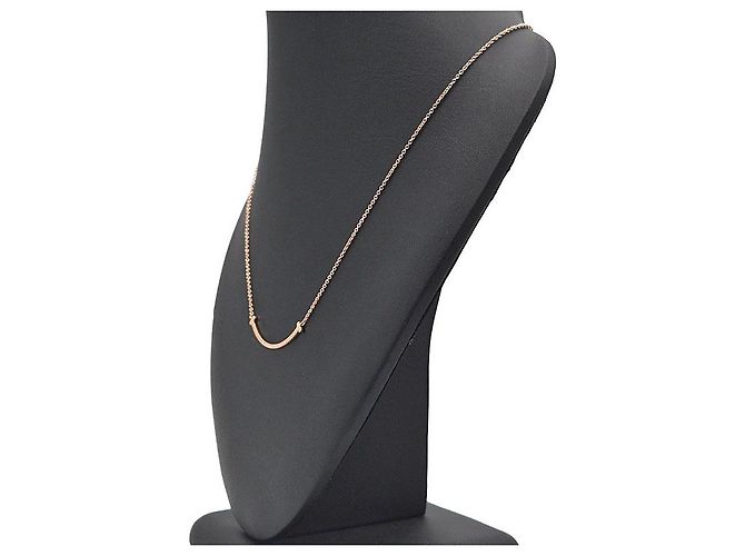 Tiffany & Co Collana Smile in Diamante Rosa - vista 3