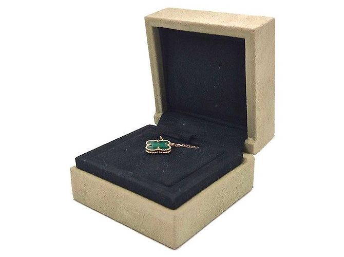 Van Cleef & Arpels Vintage Alhambra Halskette Grün - Ansicht 8