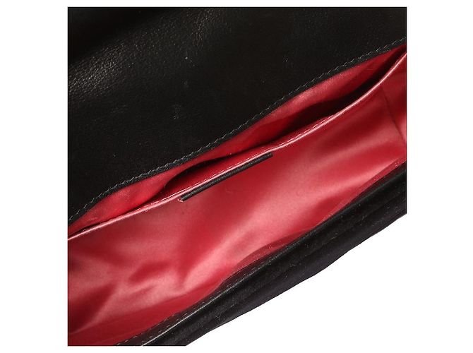 Gucci Mini borsa a tracolla GG Marmont in velluto Nero - vista 7
