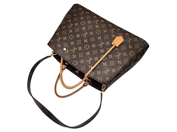 Louis Vuitton Monogram Montaigne GM Nero - vista 4