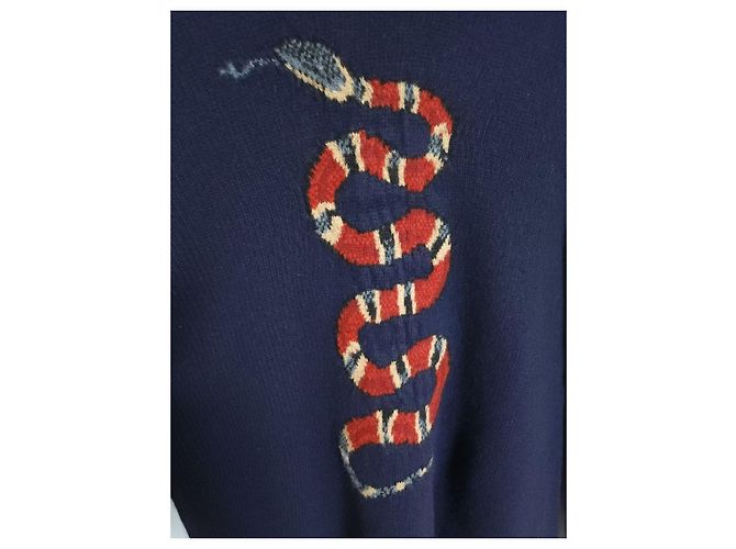 Gucci Maglia a serpente da uomo Nero - vista 12