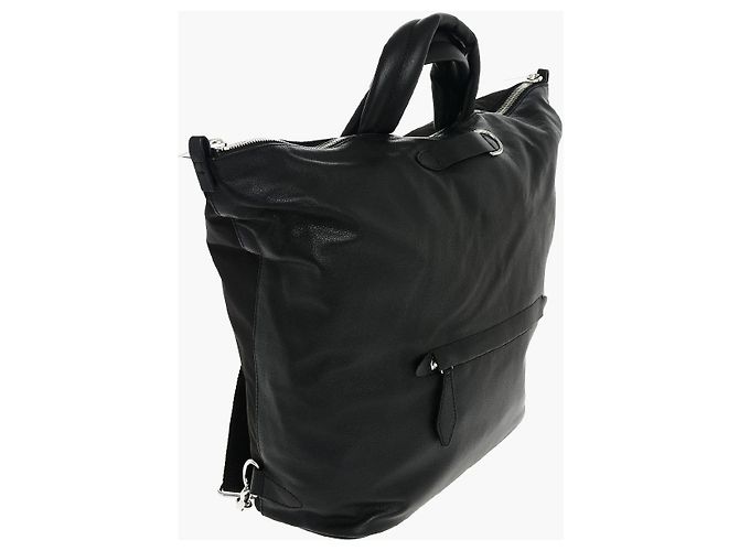 Maison Martin Margiela Borsa a tracolla rigenerata Nero - vista 3