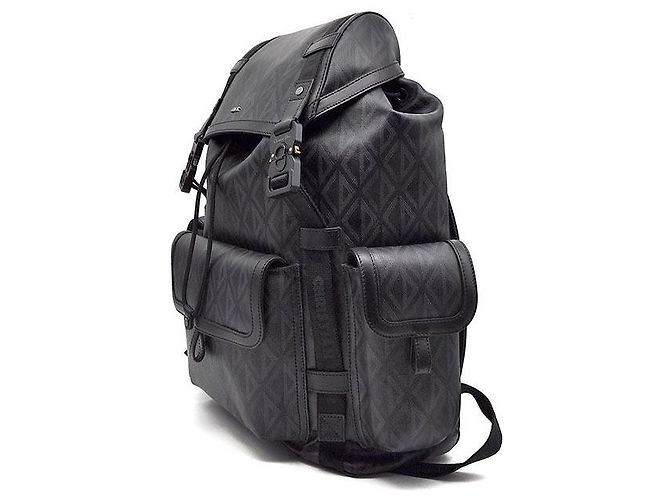 Dior Sac à dos Hide Road CD Diamond Medium Noir - vue 2