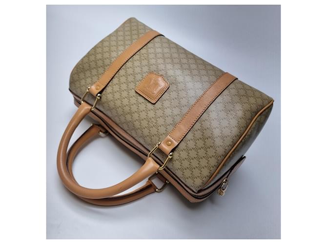Céline Triomphe Macadam Tote Bag Braun - Ansicht 12