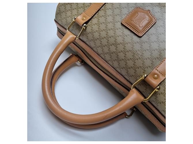 Céline Triomphe Macadam Tote Bag Braun - Ansicht 13