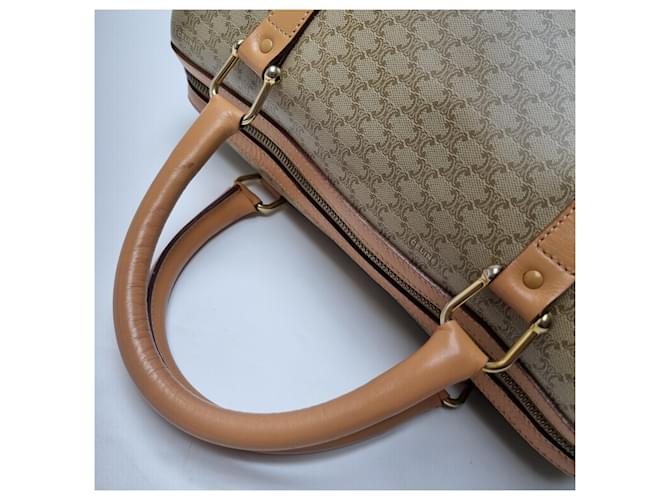 Céline Triomphe Macadam Tote Bag Braun - Ansicht 15