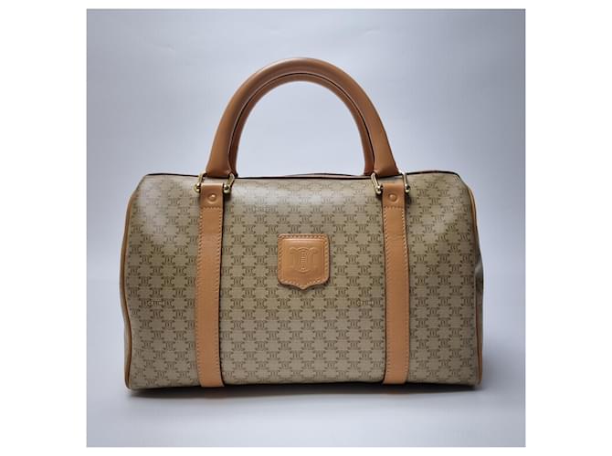 Céline Triomphe Macadam Tote Bag Braun - Ansicht 2