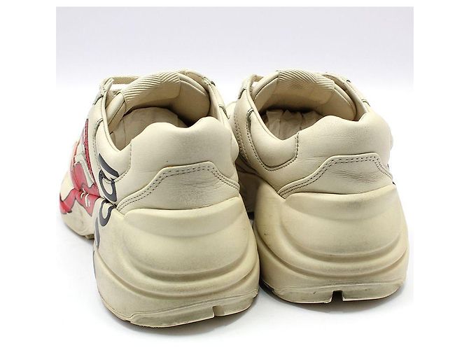 Gucci Rhyton Dirty Lips Leder Sneaker Weiß - Ansicht 5