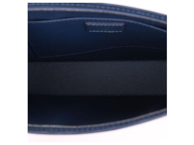 Louis Vuitton Clutch Toilet Indigo Blue - vista 11