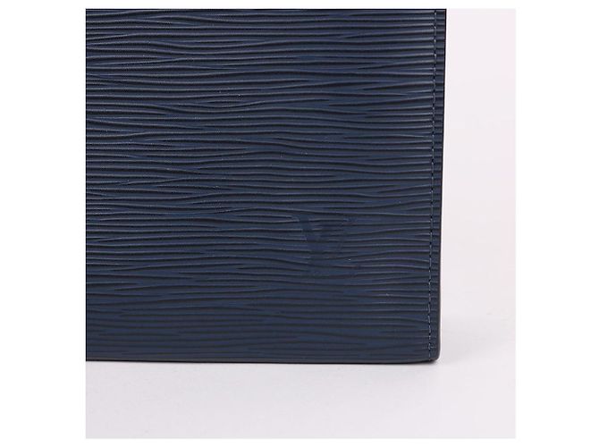 Louis Vuitton Clutch Toilet Indigo Blue - vista 3