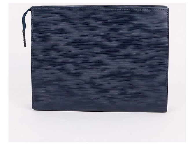 Louis Vuitton Clutch Toilet Indigo Blue - vista 5