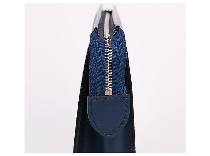 Louis Vuitton Clutch Toilet Indigo Blue - vista 7