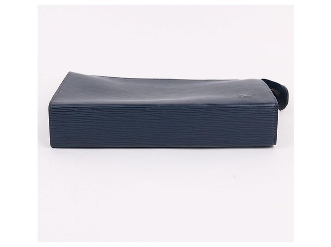 Louis Vuitton Clutch Toilet Indigo Blue - vista 8