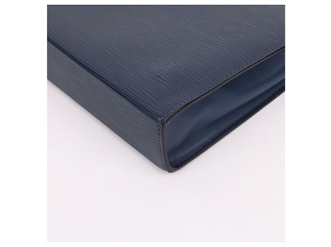 Louis Vuitton Clutch Toilet Indigo Blue - vista 9