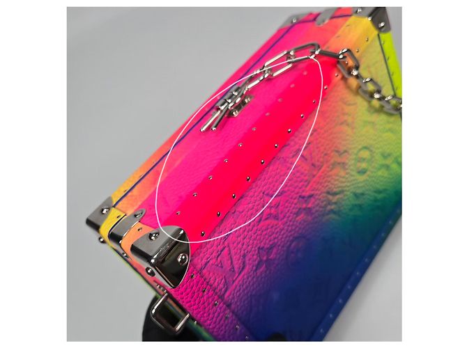 Louis Vuitton Borsa Bauletto Monogram Illusion Argento - vista 11