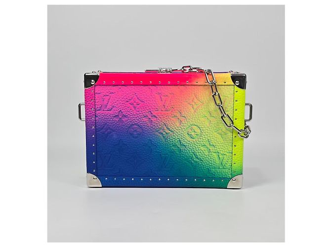 Louis Vuitton Borsa Bauletto Monogram Illusion Argento - vista 3