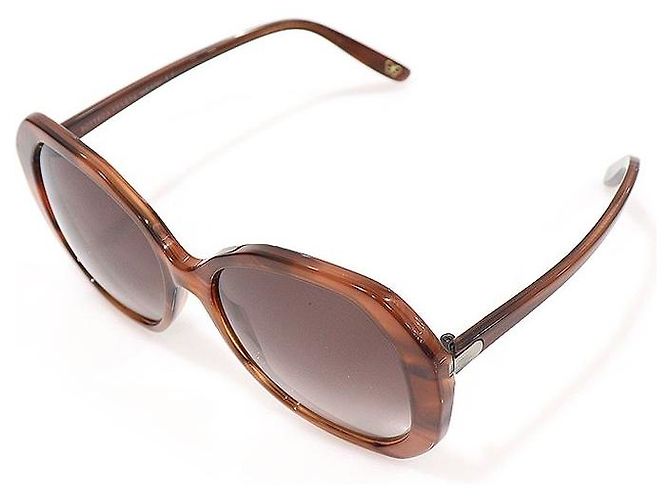 Bottega Veneta Occhiali da sole da donna con montatura marrone - vista 2