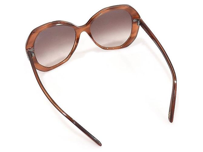 Bottega Veneta Occhiali da sole da donna con montatura marrone - vista 5