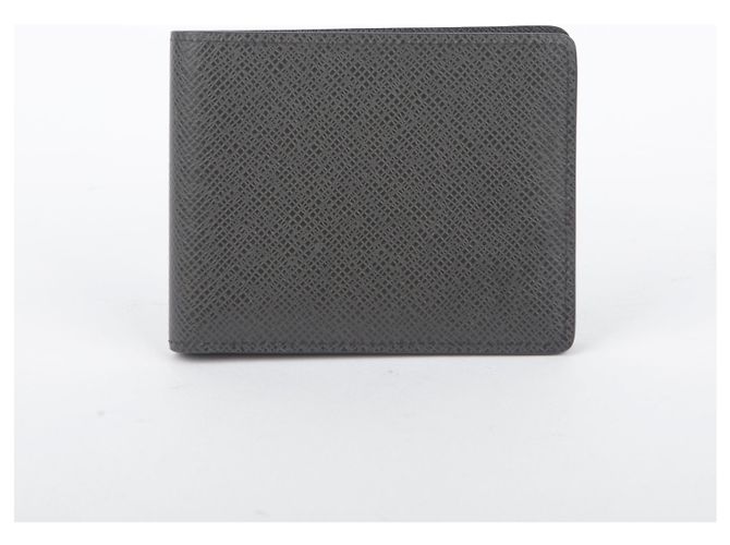 Slender Louis Vuitton Cartera delgada de cuero Taiga Naranja - vista 2