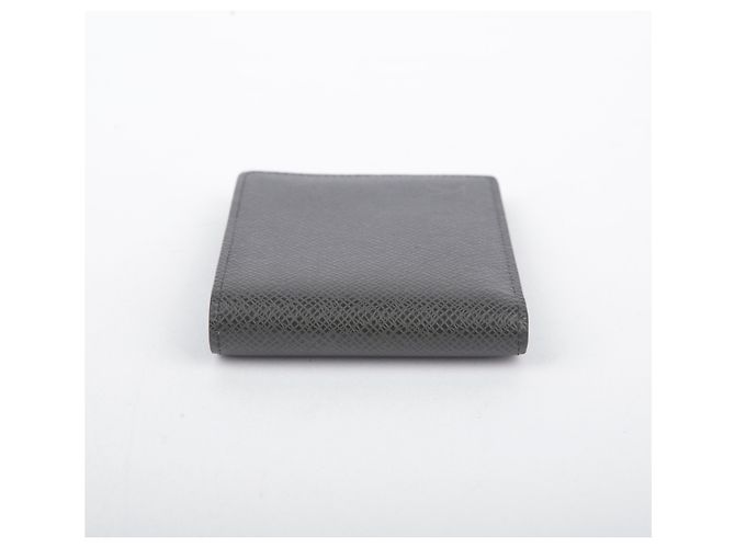 Slender Louis Vuitton Cartera delgada de cuero Taiga Naranja - vista 7