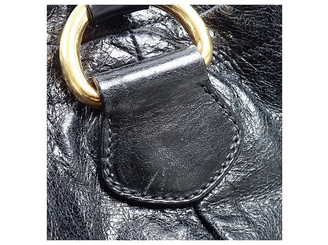 Borsa Tote Miu Miu in pelle nera Nero - vista 4