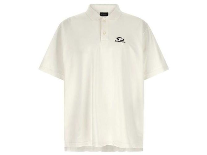 Balenciaga Polo Classic Regular Bianco - vista 4