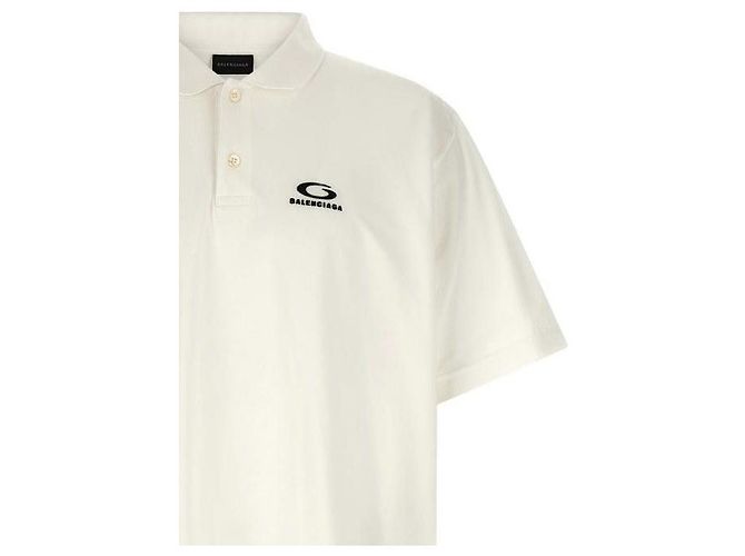 Balenciaga Polo Classic Regular Bianco - vista 6