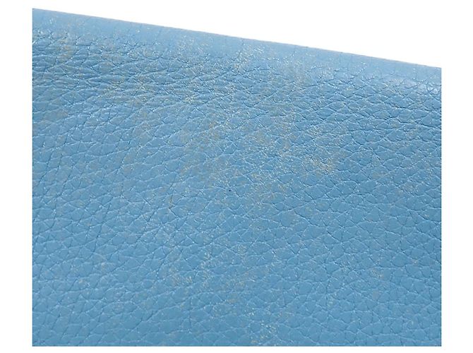 Hermès Dogon Duo Bi-fold Long Wallet Blau - Ansicht 3