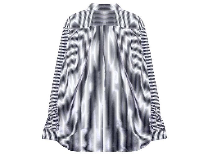 Comme Des Garcons Camisa listrada com patch Black Heart Play - vista 4
