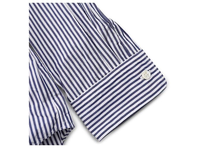 Comme Des Garcons Camisa listrada com patch Black Heart Play - vista 6