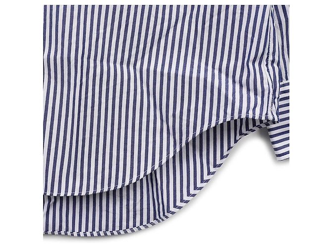 Comme Des Garcons Camisa listrada com patch Black Heart Play - vista 7