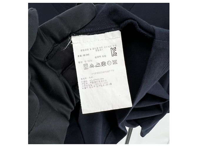 Moncler Logo Kurzarm-T-Shirt Navy Blau - Ansicht 5