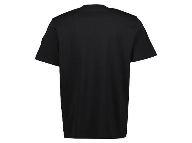 Moncler Baumwoll-T-Shirt mit Logo-Print Schwarz - Ansicht 4