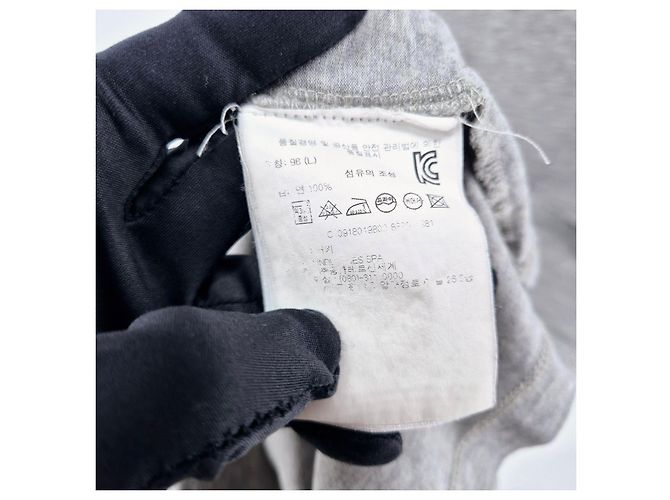 Moncler Kurzarm-T-Shirt mit Tasche Grau Braun - Ansicht 5