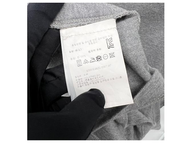 Moncler Logo Kurzarm-T-Shirt Grau Braun - Ansicht 6