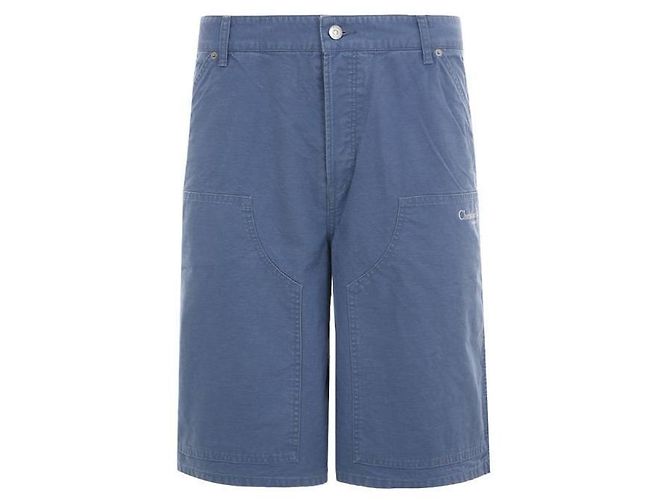 Dior Pantaloncini con logo Couture Bag Blu - vista 2