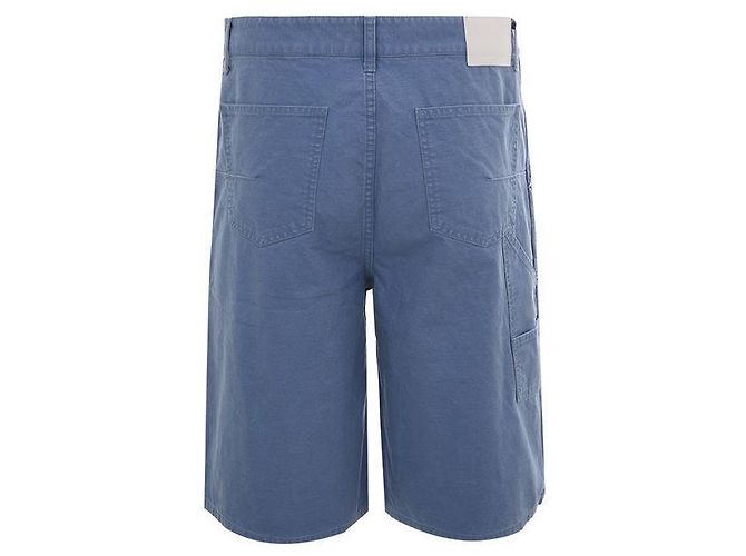 Dior Pantaloncini con logo Couture Bag Blu - vista 6