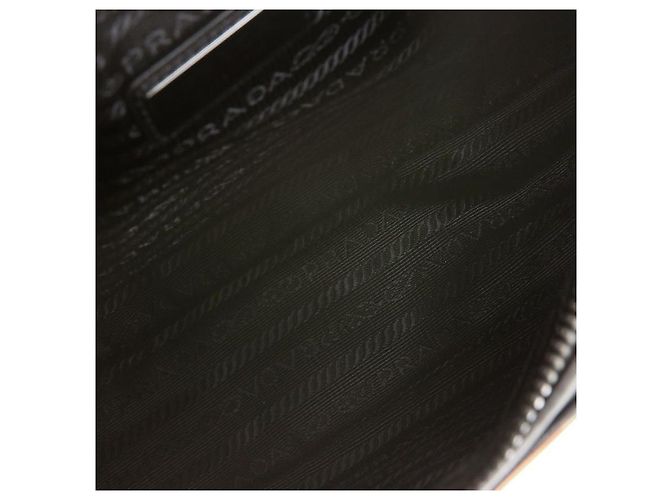 Prada Borsa a tracolla in Tessuto con logo Triangle - vista 11