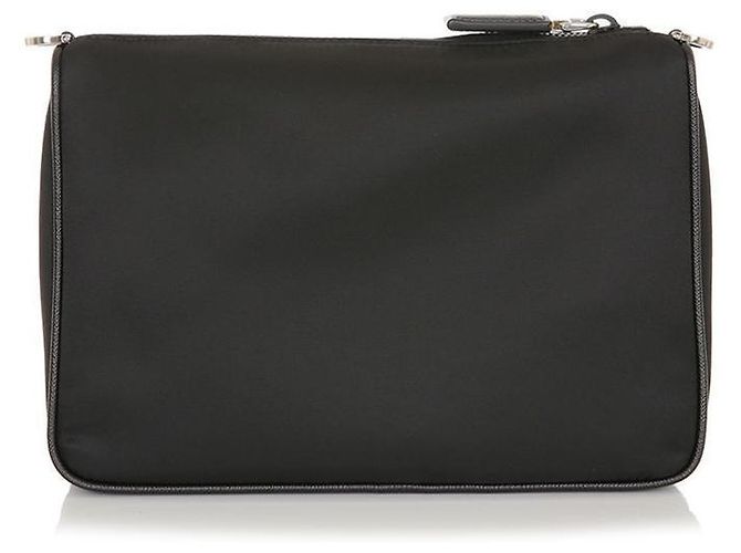 Prada Borsa a tracolla in Tessuto con logo Triangle - vista 4